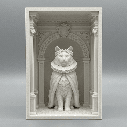 バリニーズのルネサンス肖像画ブックヌーク