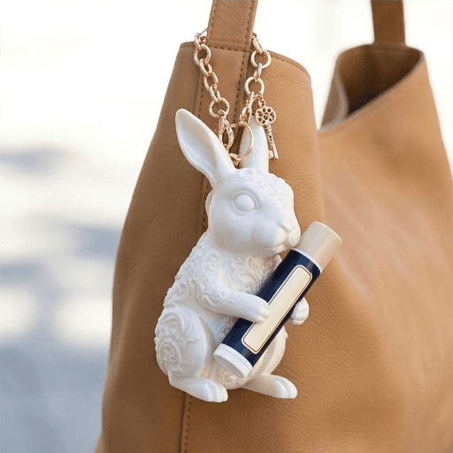 Mini Rex Renaissance Portrait Lip Balm Case (Pearl White) 4