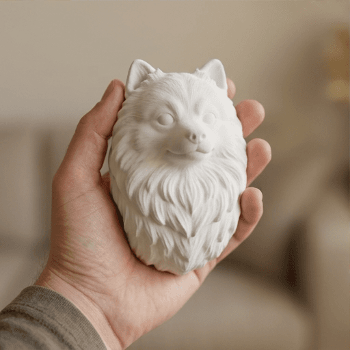 ポメラニアンのルネサンス肖像画壁掛けレリーフ 4