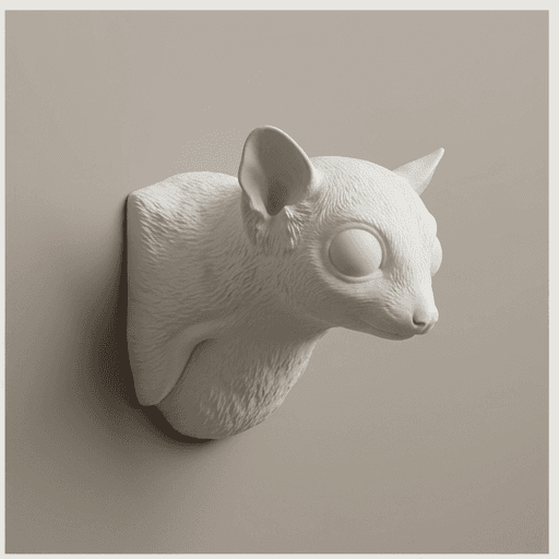 Sugar glider Renaissance Portrait Wall Relief 2
