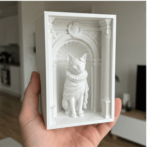 シャム猫のルネサンス肖像画ブックヌーク 3