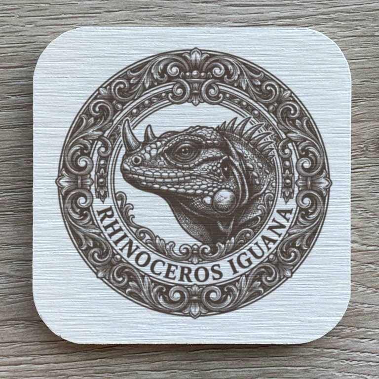 サイイグアナのルネサンス肖像画コースターセット