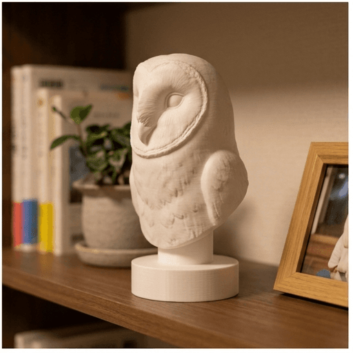 メンフクロウのルネサンス肖像画胸像