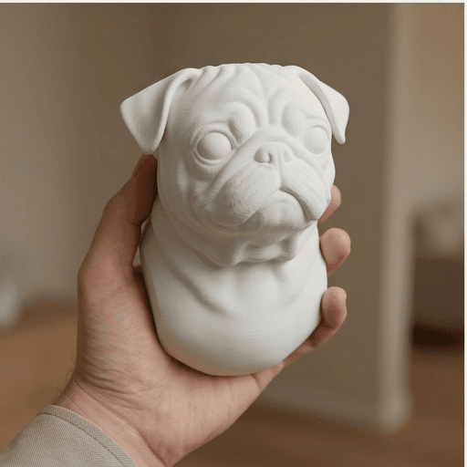 パグのルネサンス肖像画壁掛けレリーフ 4