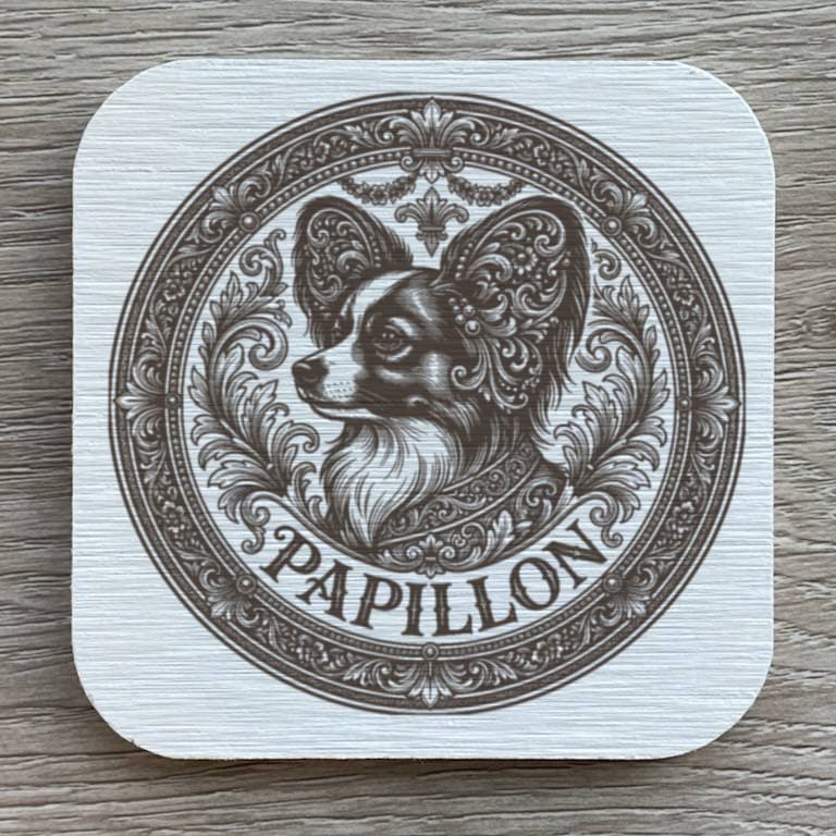 papillon Renaissance Portrait Coaster Set