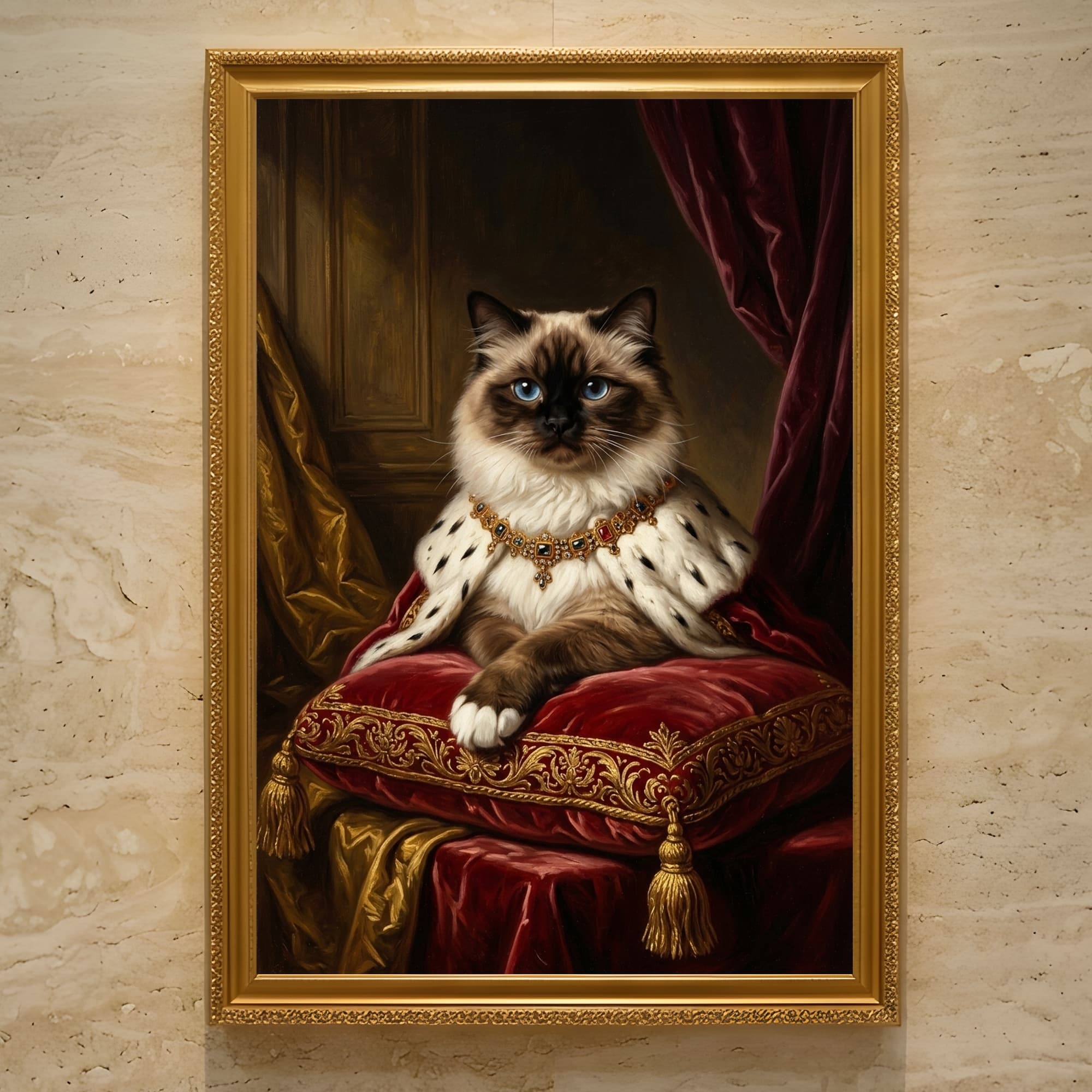 Himalayan Renaissance Portrait Framed Art Print (A4)