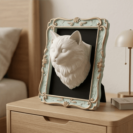 Birman Renaissance Portrait Wall Relief