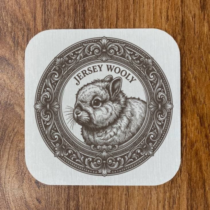 ジャージーウーリーのルネサンス肖像画コースターセット 4