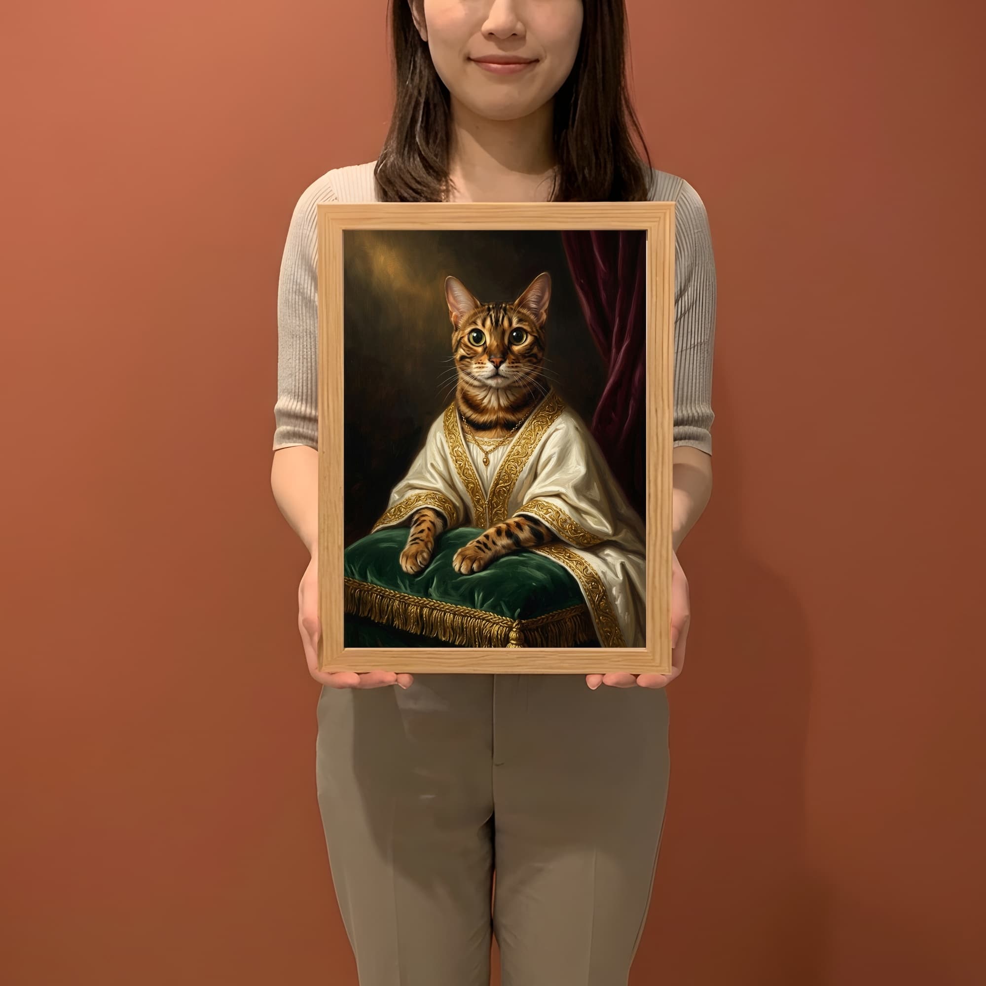 ベンガルのルネサンス肖像画額装プリント(A3サイズ) 2