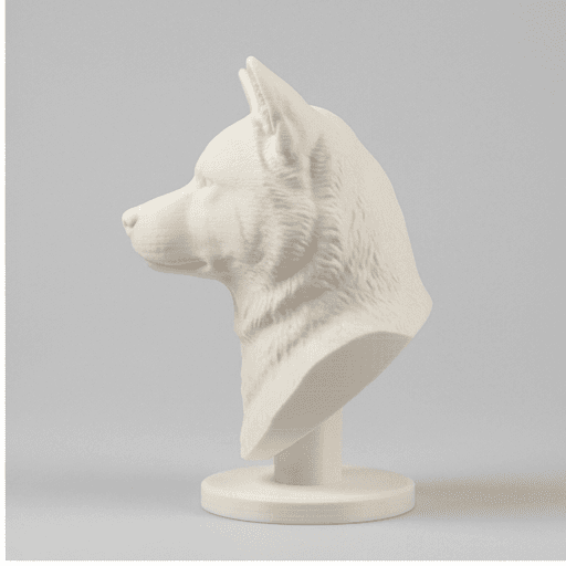 秋田犬のルネサンス肖像画胸像 4