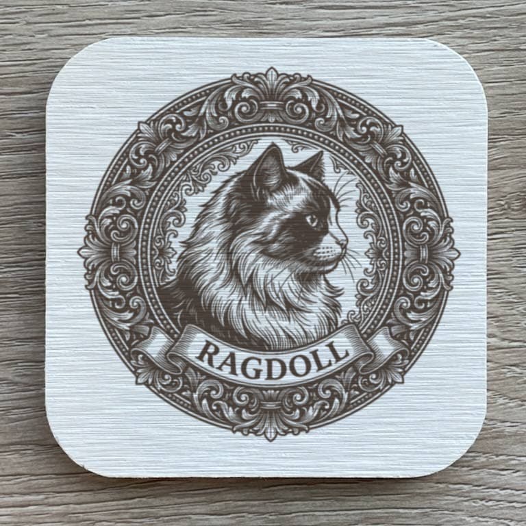 Ragdoll Renaissance Portrait Coaster Set