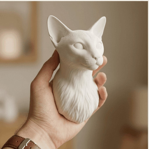 シャム猫のルネサンス肖像画壁掛けレリーフ 4