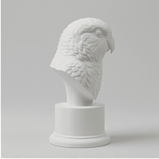 サザナミインコのルネサンス肖像画胸像 4