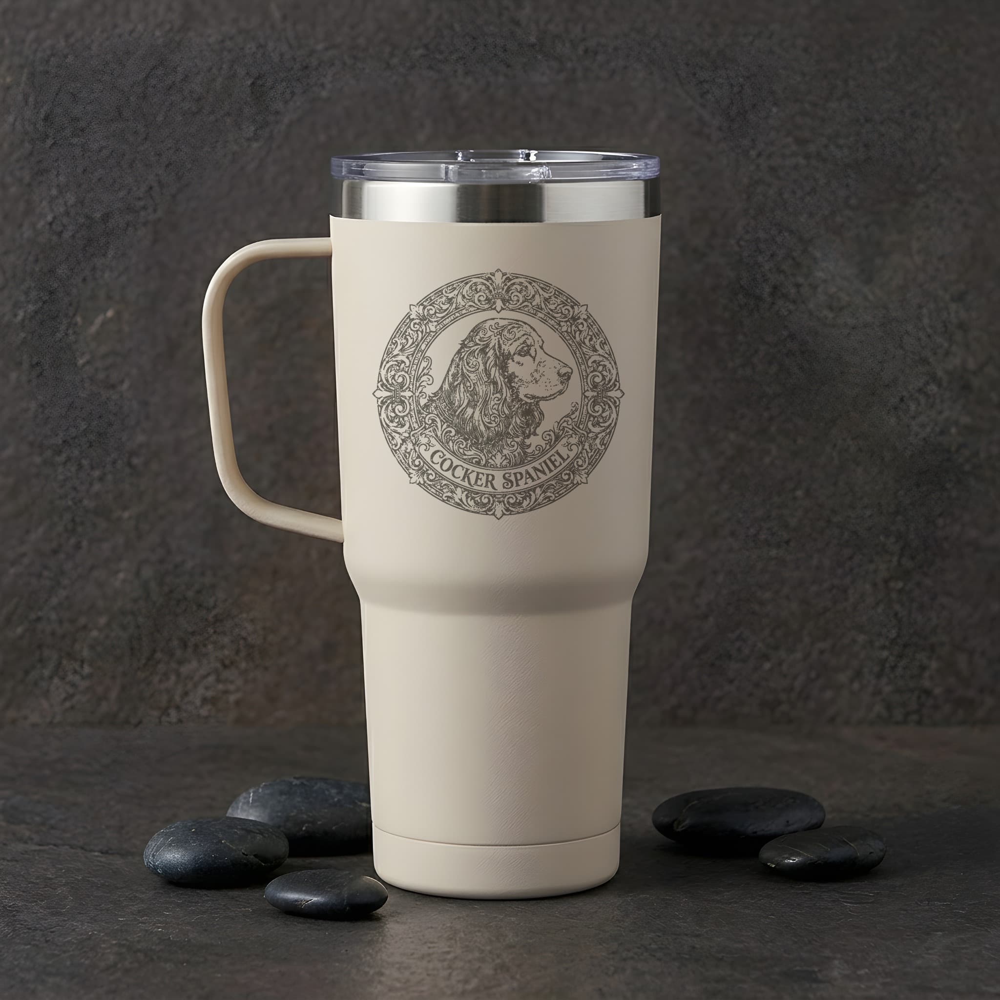 cocker spaniel Renaissance Portrait Tumbler