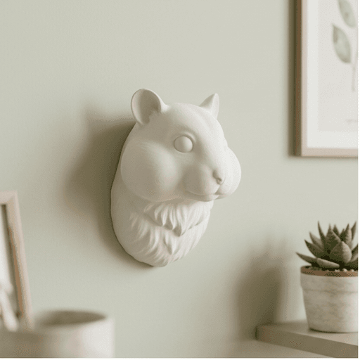 Fancy hamster Renaissance Portrait Wall Relief 3