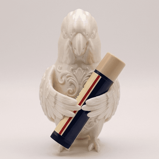 Galah Renaissance Portrait Lip Balm Case (Pearl White)