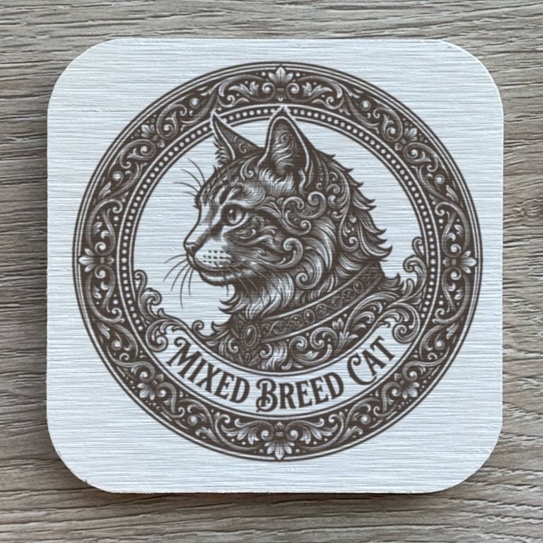 猫のルネサンス肖像画コースターセット