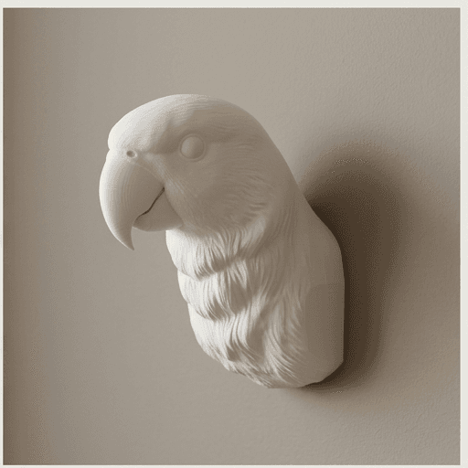 アレクサンドリンインコのルネサンス肖像画壁掛けレリーフ 2