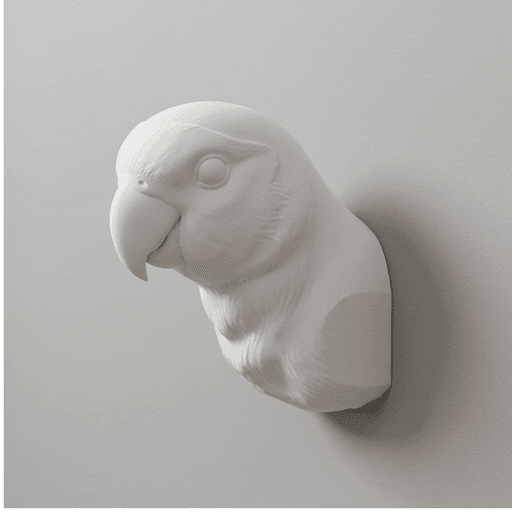 コザクラインコのルネサンス肖像画壁掛けレリーフ 2