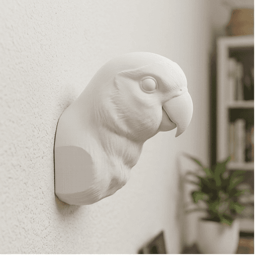 コザクラインコのルネサンス肖像画壁掛けレリーフ 3