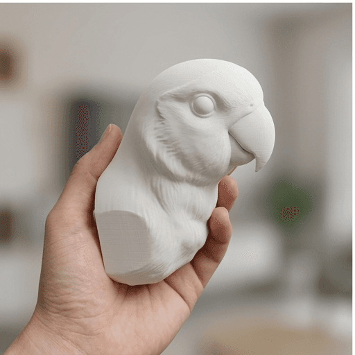 コザクラインコのルネサンス肖像画壁掛けレリーフ 4