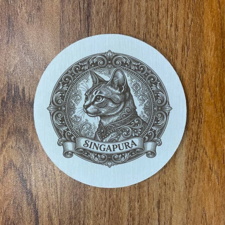 シンガプーラのルネサンス肖像画コースターセット 3