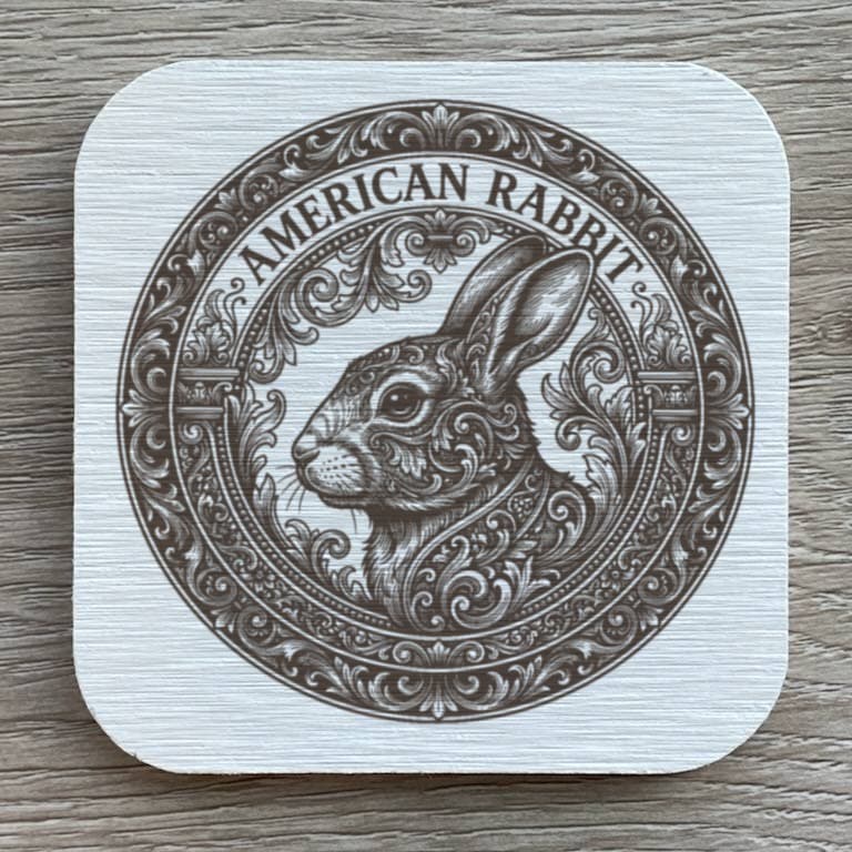 アメリカンのルネサンス肖像画コースターセット