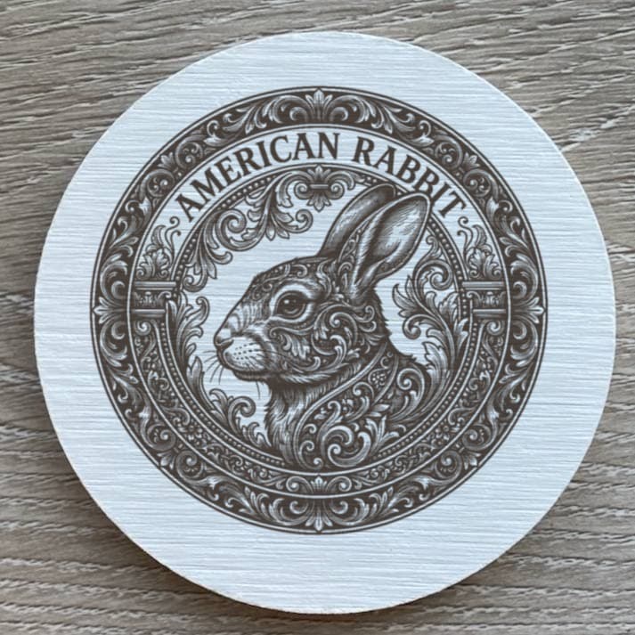 アメリカンのルネサンス肖像画コースターセット 2