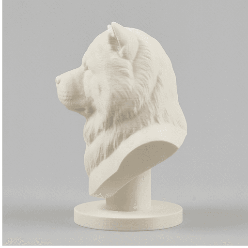 Chow Chow Renaissance Portrait Bust Sculpture 4