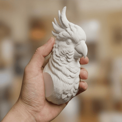 キバタンのルネサンス肖像画壁掛けレリーフ 4