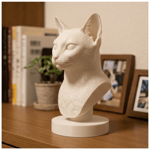 アビシニアンのルネサンス肖像画胸像
