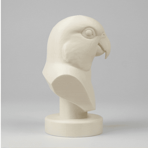 Black-headed Caique Renaissance Portrait Bust Sculpture 4