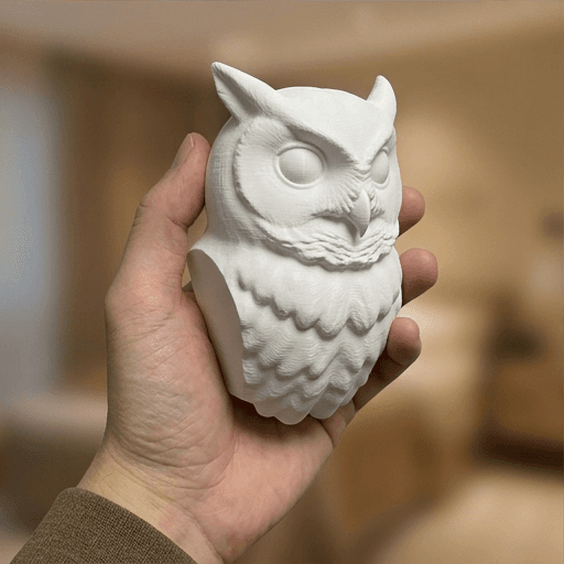 コノハズクのルネサンス肖像画壁掛けレリーフ 4