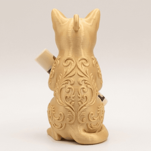 Tonkinese Renaissance Portrait Lip Balm Case (Silky Gold) 3