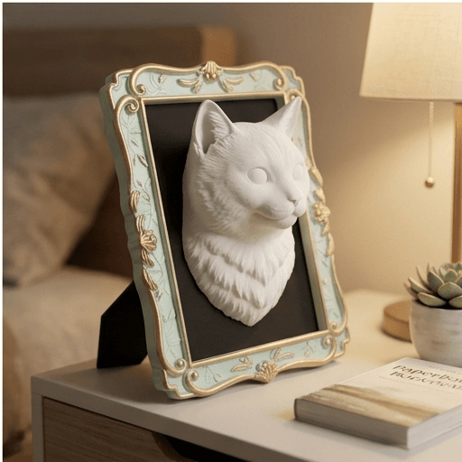 Chartreux Renaissance Portrait Wall Relief