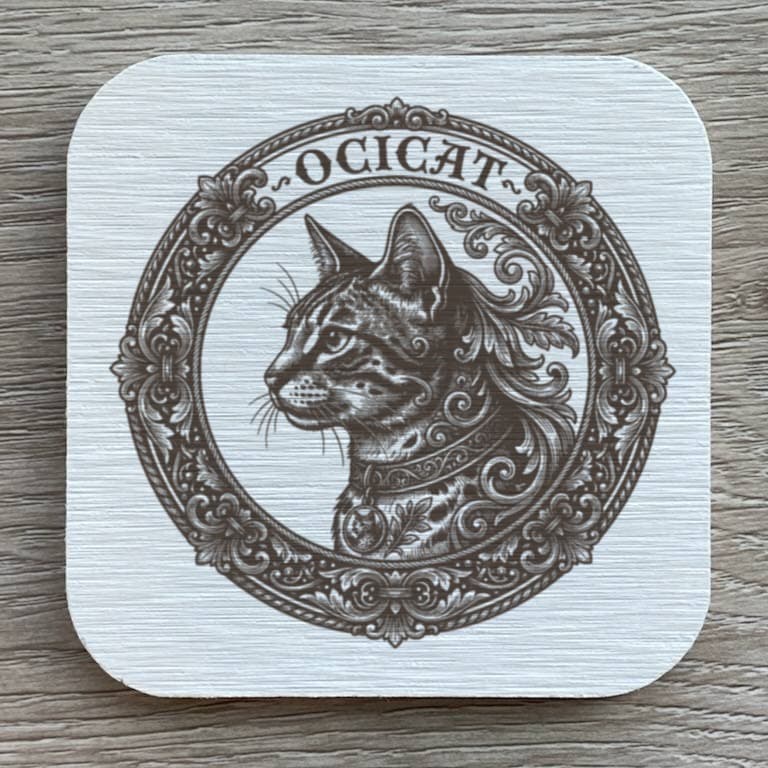 Ocicat Renaissance Portrait Coaster Set