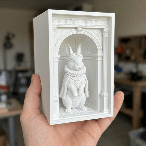 ネザーランドドワーフのルネサンス肖像画ブックヌーク 3