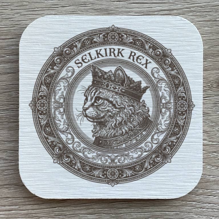セルカークレックスのルネサンス肖像画コースターセット