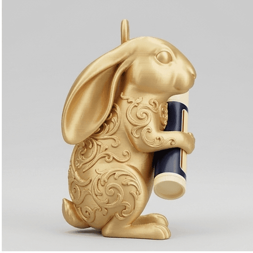 イングリッシュロップのルネサンス肖像画リップケース(シルクゴールド) 2