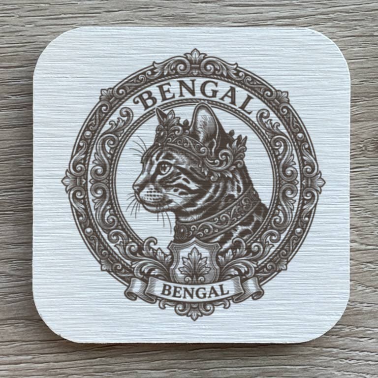 ベンガルのルネサンス肖像画コースターセット