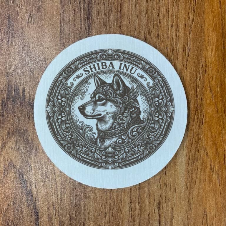 柴犬のルネサンス肖像画コースターセット 3