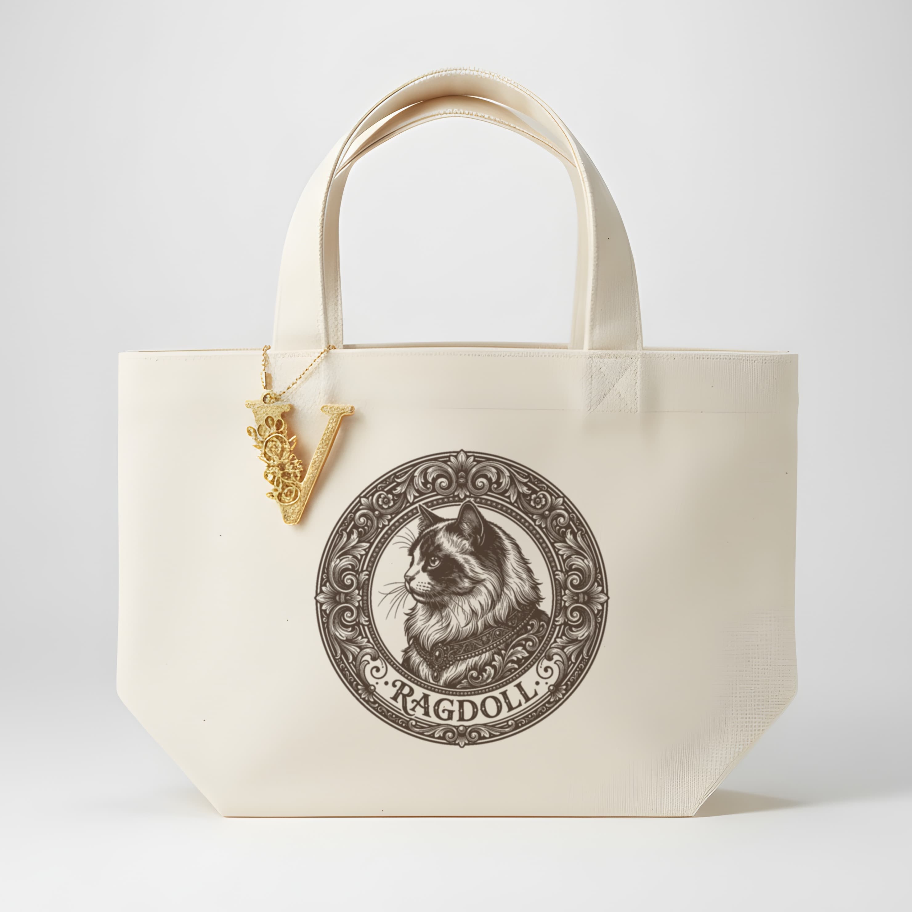 Ragdoll Renaissance Portrait Mini Tote Bag