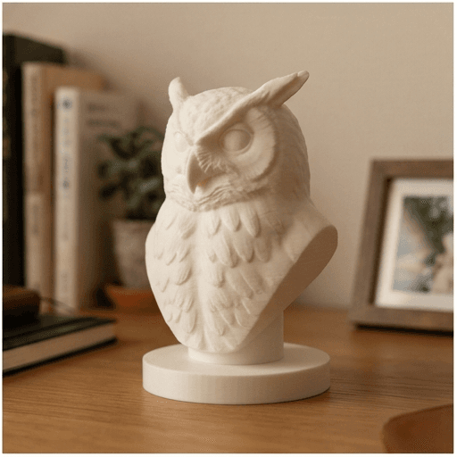 ベンガルワシミミズクのルネサンス肖像画胸像