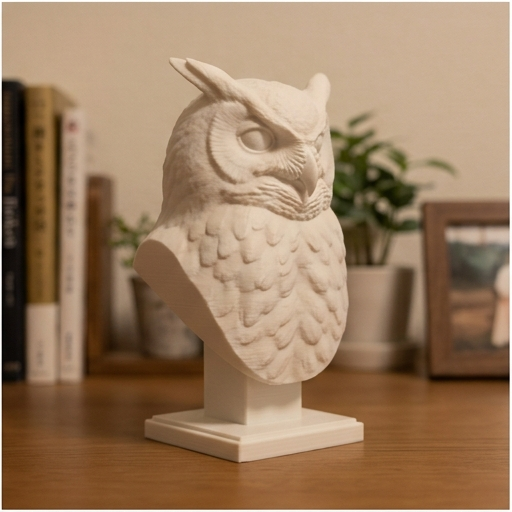 ベンガルワシミミズクのルネサンス肖像画胸像