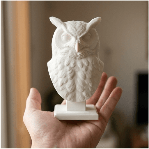 ベンガルワシミミズクのルネサンス肖像画胸像 2