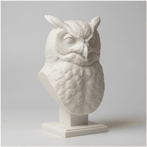 ベンガルワシミミズクのルネサンス肖像画胸像 3