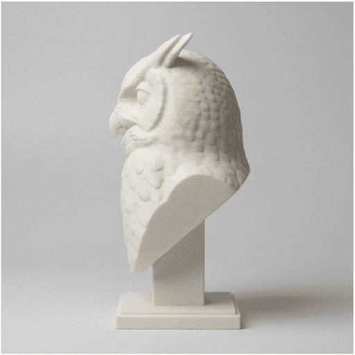 ベンガルワシミミズクのルネサンス肖像画胸像 4