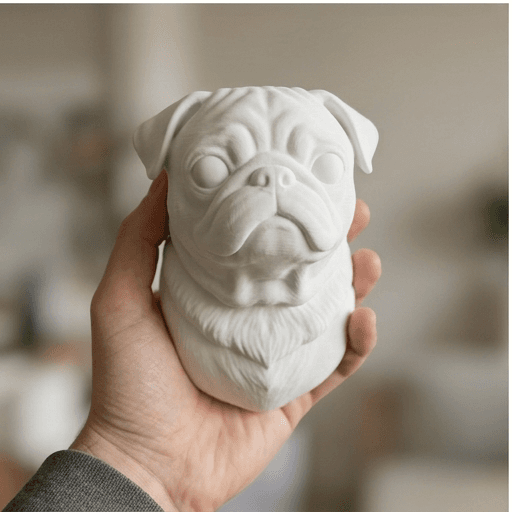パグのルネサンス肖像画壁掛けレリーフ 4