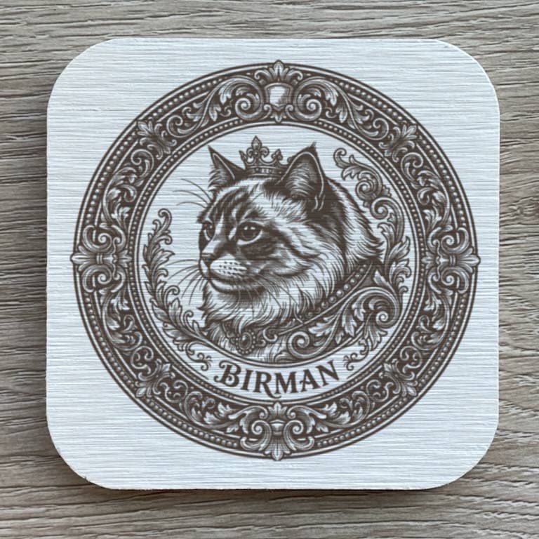 Birman Renaissance Portrait Coaster Set