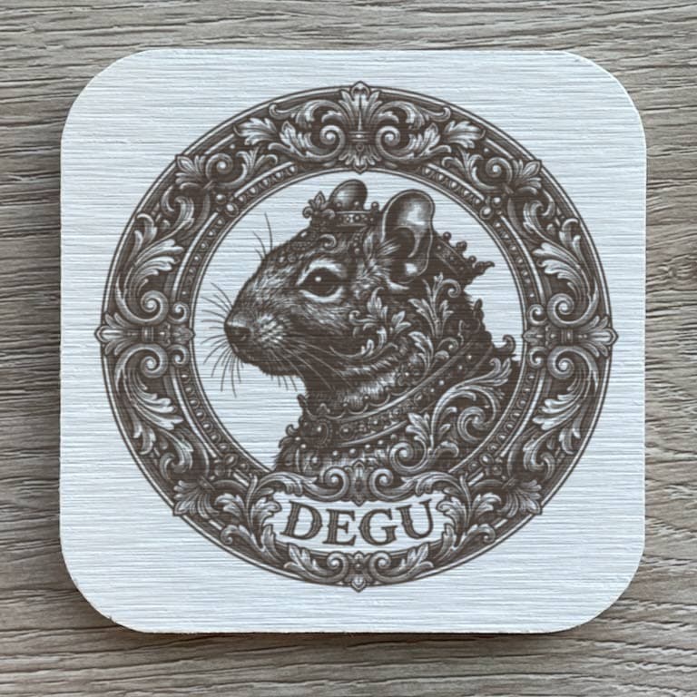 Degu Renaissance Portrait Coaster Set